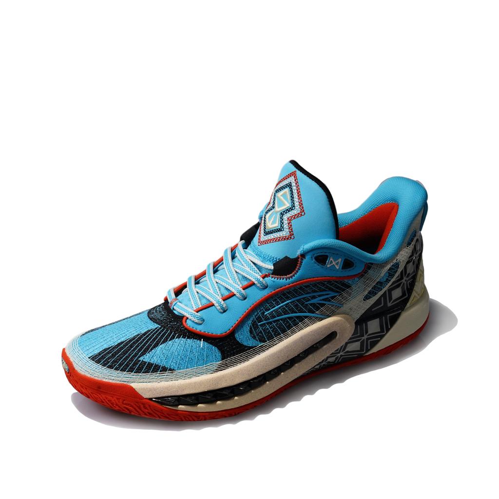 Anta Men Kuangchao 6 Professional Basketball Shoes Blue Black Red Off White 112521111S-6