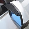 Car Rear View Mirror Rain Cover Sun Visor Eyebrow Carbon Fiber for Renault Dacia Duster Clio 4 Megane 2 3 Captur Sport Sandero Logan