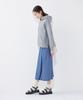 Petit Honfleur Denim Flare Skirt 67cm Women's (524276), Blue,