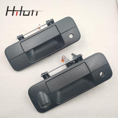 New Outer Rear Tailgate Trunk Handle For Toyota Pickup Tundra 07-13 With Key And Camera Type Black