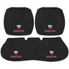 Universal 3-Piece Flannel Car Seat Cushion Set for Mazda, Haval, Changan, and Geely