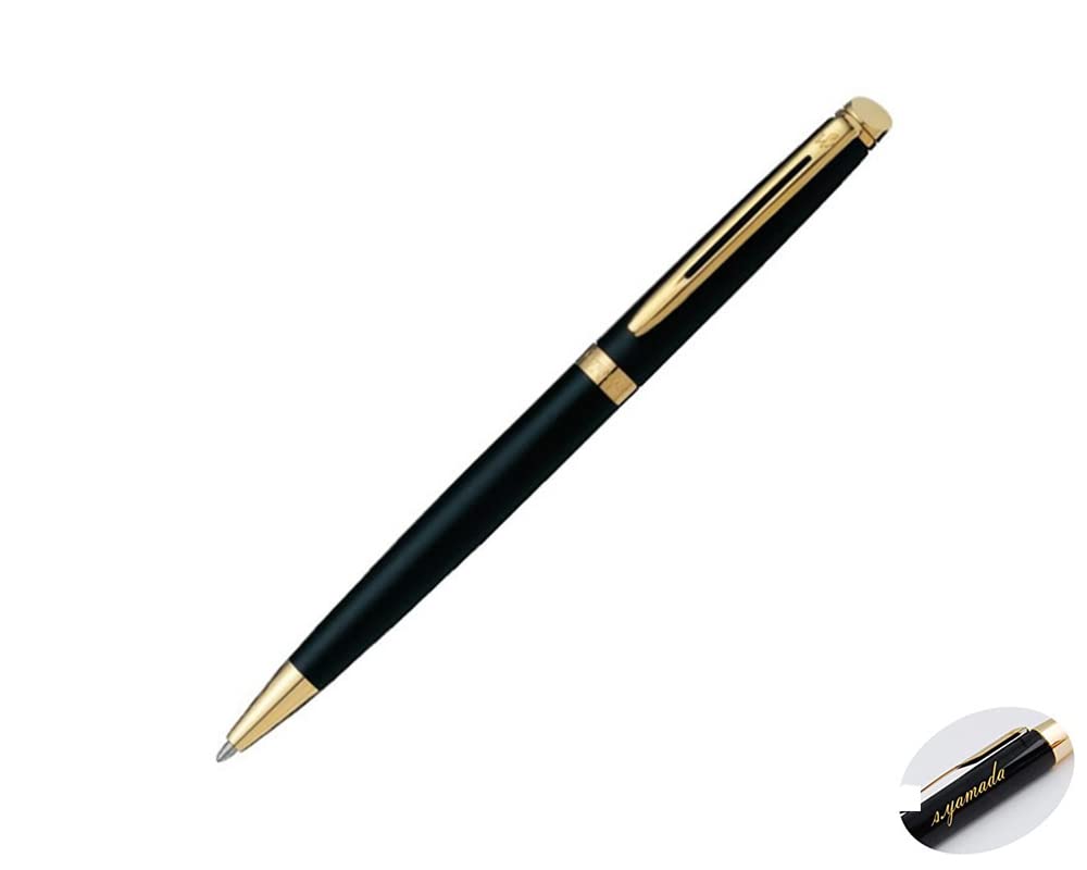 

имя подарок шариковая ручка Waterman Metropolitan ES Матовый черный GT [Бесплатная гравировка] [Бесплатная упаковка]