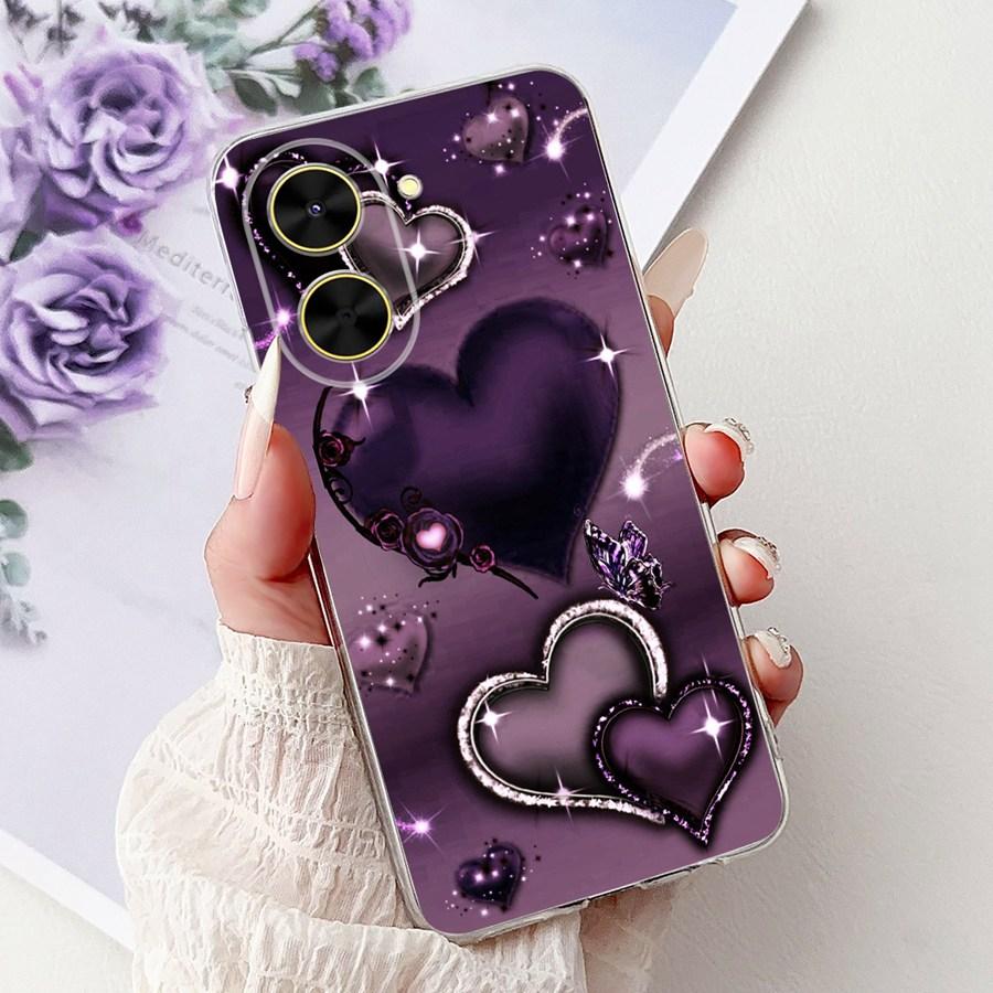 Phone Case for Xiaomi Poco C71 2025 Luxury Painted Back Cover TPU Capa Soft Silicone Fundas for Xiaomi PocoC71 Proective Case
