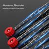 Aluminum Alloy Multi-function 6/12 Fold Ruler Angle Finder Universal Angler Ruler Metal Drill Guide Locator 6/12 Fold