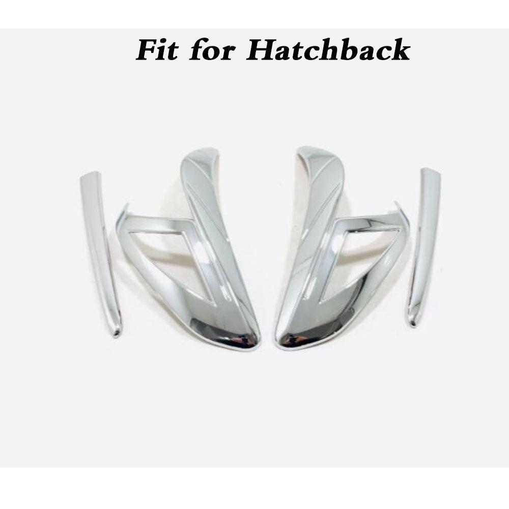 For Mazda 3 Mazda3 Axela M3     Car Body ABS Chrome Cover Trim Back Rear Tail Light Lamp Frame Stick Eyebrow