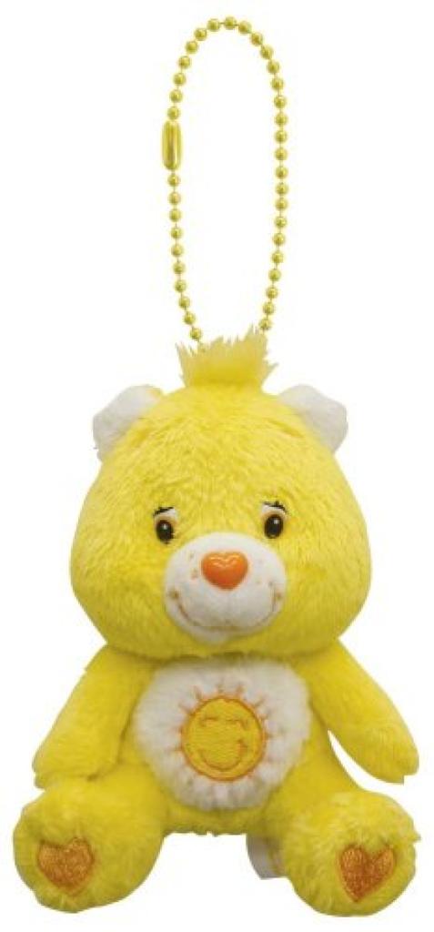 Care Bears Plush Keychain Funshine Bear