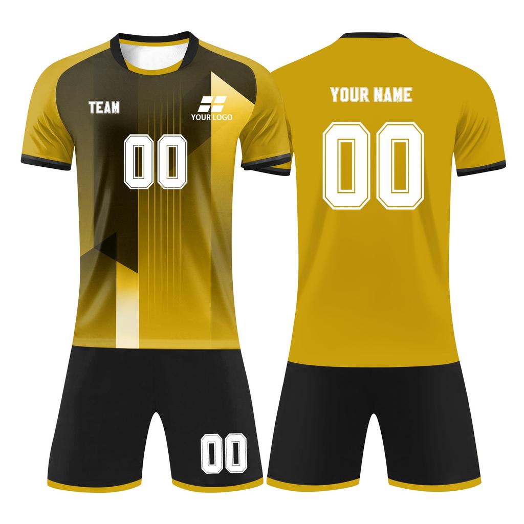 Personlig skjortesett for menn jenter med navnenummer Spesialtilpassede fotballdrakter for gutter treningsdress