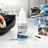 1/2 Pezzi 15ML Liquido di Test in Acciaio Inossidabile, Gocce Identificative Acciaio Inossidabile 200-304, Soluzione di Analisi per Tavola di Test Metalli per Laboratorio Cucina