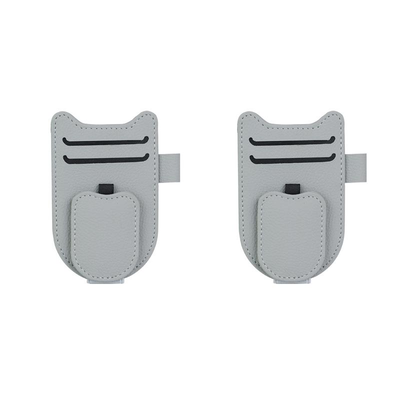 1/3 Stück Magnetischer Auto-Brillenhalter Sonnenblenden-Brillenclip Kartenhalter Aufbewahrungstasche Auto-Sonnenblenden-Organizer für Brillen Karten Stifte