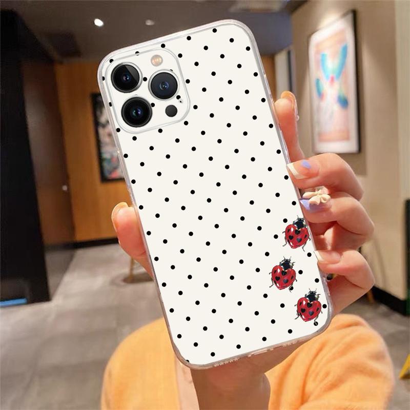 Phone Case For iphone 17ProMax 17 Pro Air 16 15 14 13 Pro Max 16 15 14 13 Pro 15Plus Polka Dots