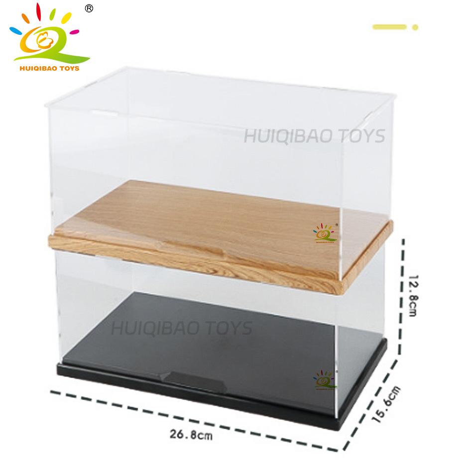3-stufige staubdichte Figuren Bausteine Vitrine Box Ausstellungsbox Modellsammlung Dekorative Steine Spielzeug für Erwachsene