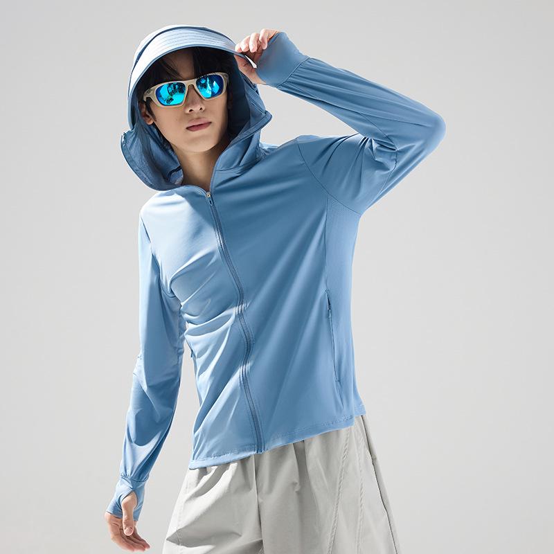 UPF 50+ Anti-UV Ice Silk Summer Jacket - Breathable, Thin, Unisex Cycling Sun Protection for Women and Men.
