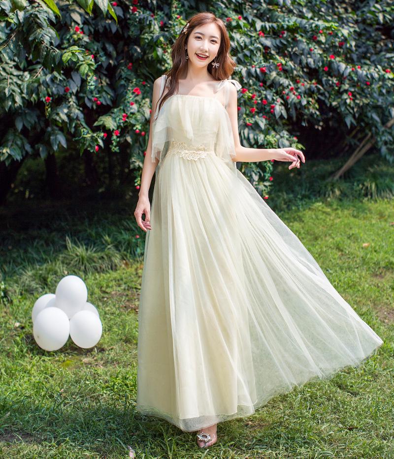 2025 Elegant Long Bridesmaid & Evening Dress for Women