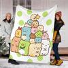 Sumikko Gurashi1 printed throw blanket—lightweight,soft,warm;versatile blanket for all seasons—perfect as &air-conditioning throw,nap blanket