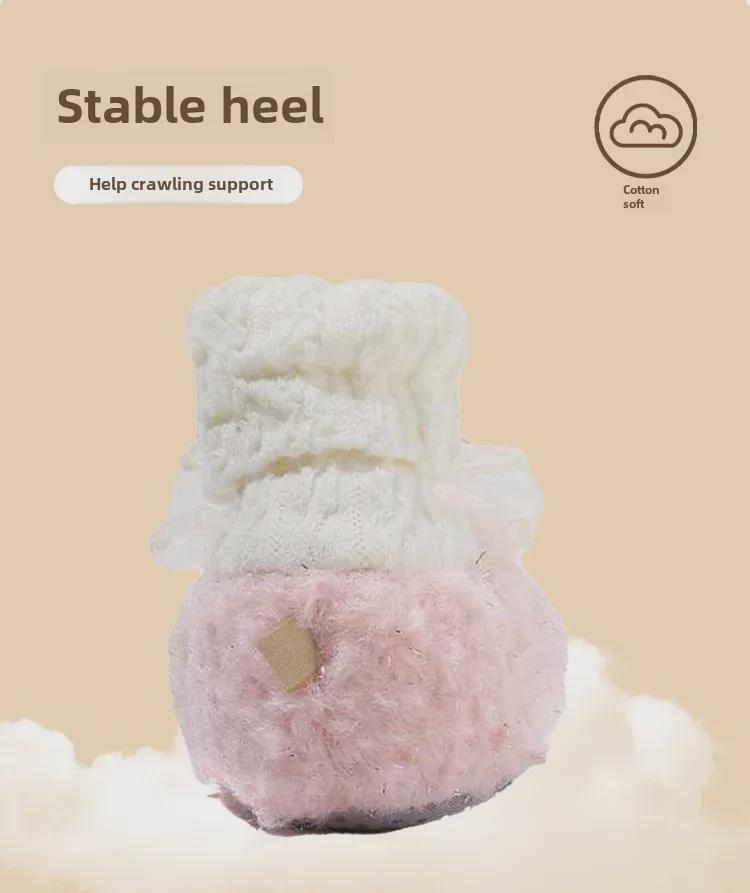 Warm Baby Winter Shoes with Velvet for 0-12 Months