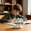 Engels-Stiftehalter für Schreibtisch 3D-gedruckte Engelsstatue Stifte-Display-Ständer Dekorativer Organizer für Zuhause Büro Schlafzimmer Wohnzimmer Schreibtischdekoration