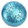 Tongue Drum 5.5in 8 Notes Chakra Tank Alloy Animal Pattern Percussion Instrument