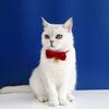Dog Collar Super Soft Adjustable Fade-Resistant Allergy Free Quick Release Decorative Velvet Bow-tie Dog Cat Collar Pet Photography Prop Pet Supplies