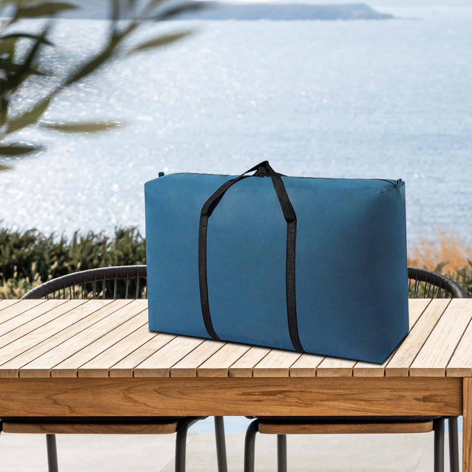 

Сумка для переезда, переноска багажа, прочная сумка для хранения простыней и одеял blue 125L