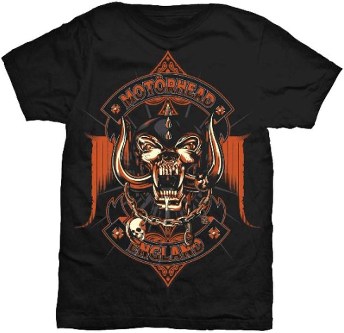 Motorhead Orange Ace War Pig Official Mens New Black T Shirt XXXXXL чёрный
