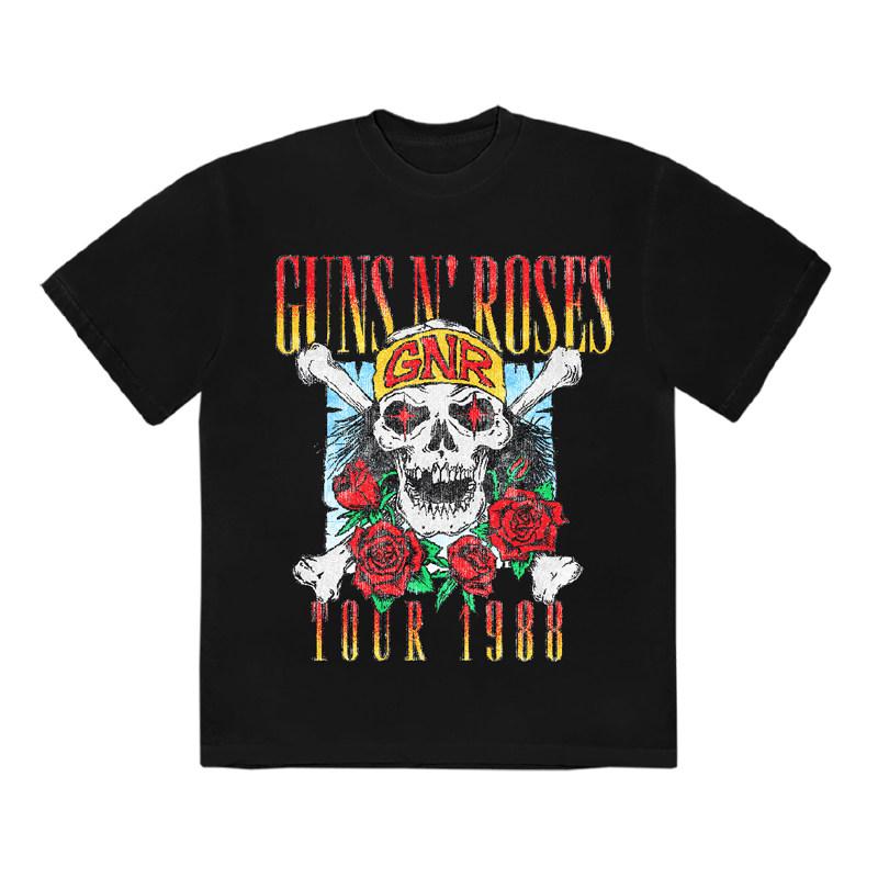 Rare 2026 New Design GUNS N ROSES Band Mens Retro LooseSleeved TShirt S