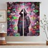 Nightmare Modern Living Room Curtains Livingroom Window Sheer Curtains for Camera Customs Free Shipping Products Blackout Curls