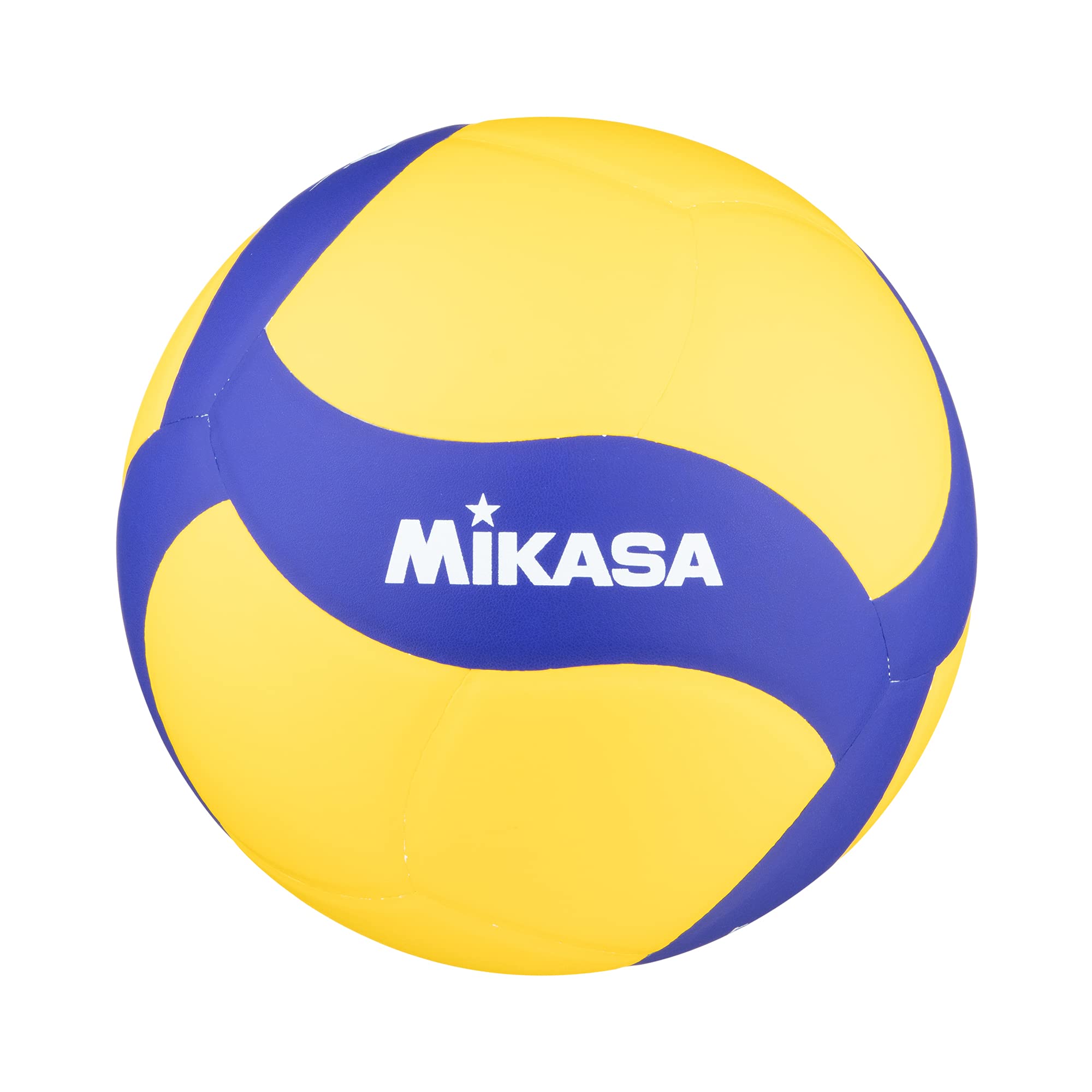Mikasa Yellow/Blue Volleyball Training Medicine Size For And High School Recommended Internal Ball, 5, General, University, Players, 500G, Vt500w,
