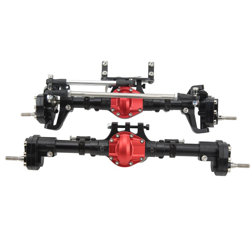 RC Axle Kit Front Rear CNC Differential Locking Axles Set for SCX10 I II III 90046 90047 1Celsius10 RC Car