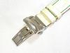 L03V013J0 SEIKO Brightz 20mm Leather for via Strap, Crocodile, White, SDGC007/ 6R21-00J0 (Ships Nekoposu)