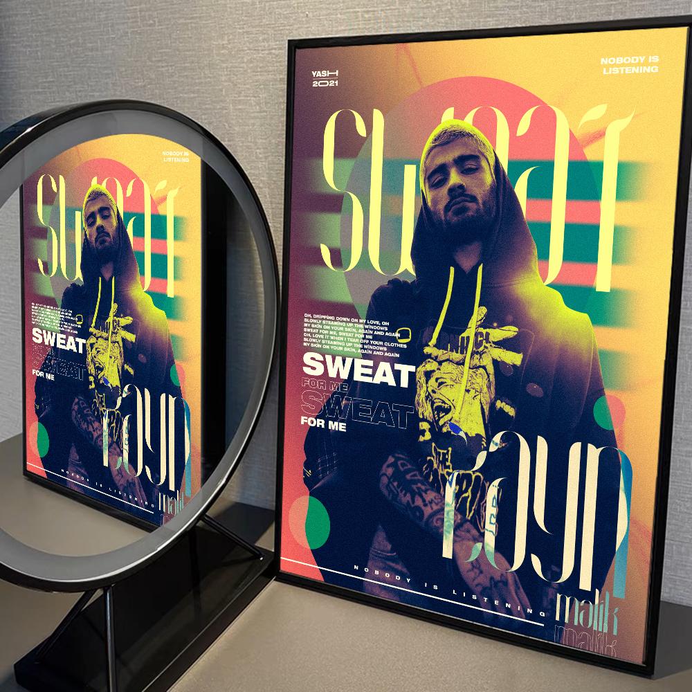 

Певец Z-Zayn M-Malik Белая книга Плакат HD Качество Плакат Настенная живопись Декор для кабинета 21cm×30cm NoFrame