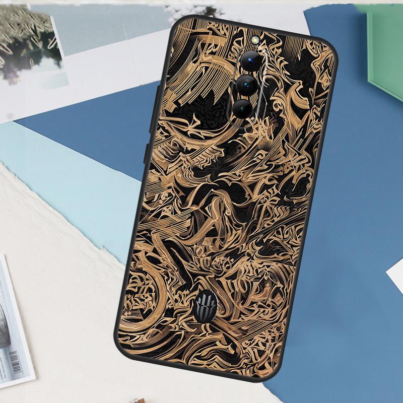 Pokras Lampas Art Graffiti For Nubia Red Magic 10 Pro Plus 6 7 8 9 Pro 6S 7S 6R 5G Case For RedMagic 8S 9S Pro Plus