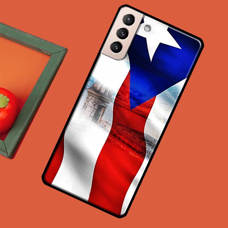 Puerto Rico Flag Case For Samsung Galaxy S23 S22 Plus S8 S9 S10 Note 10 Note 20 Ultra S20 FE S21 Ultra Coque