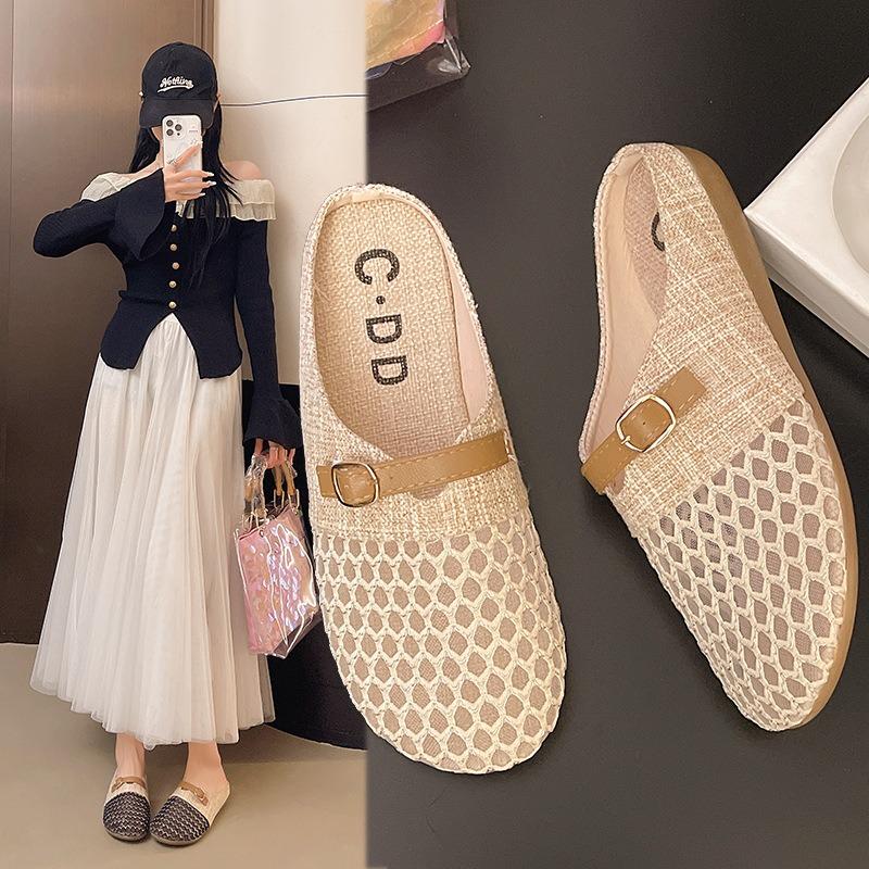 New One-foot Lazy Shoes Half-slipper Boots Fisherman Shoes Flat Single Shoes
