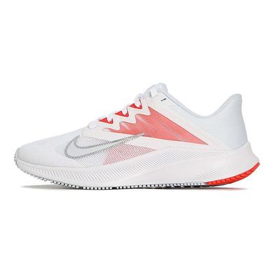 Quest 3 Bianco Rosso Vivace Sneakers da Donna Argento Metallizzato Grigio Calcio CD0232-105
