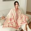 65 * 190 cm Autunno e Inverno Nuovo Sciarpa Versatile Semplice Tinta Unita con Frange Imitazione Cashmere Double-Sided Sciarpa Calda Shawl d'Atmosfera