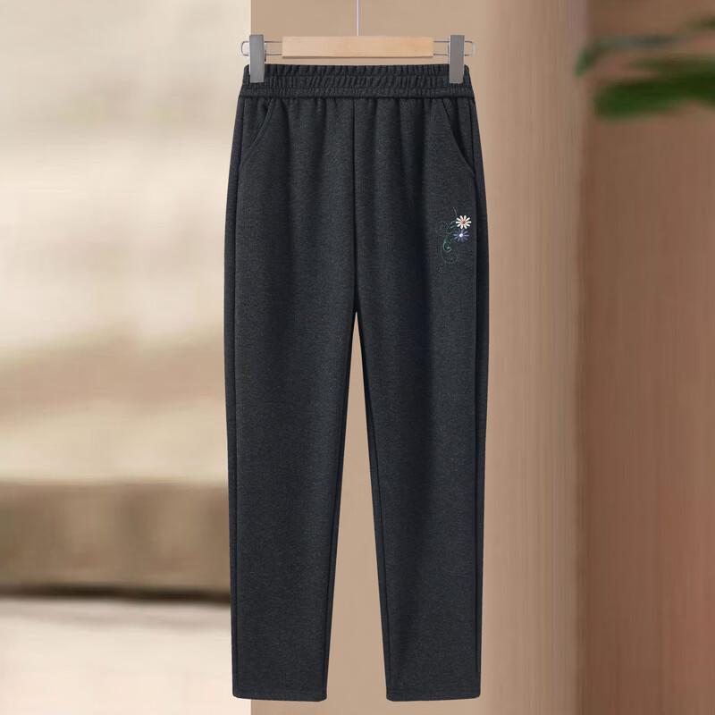 LANGSHA Women's Elastic Waist Straight Leg Pants