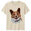 Happiness Is A Corgi Face TShirt Pembroke Welsh Corgi Dog Christmas