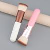 Big Chubby Dun Flat Head Foundation Brush BB Cream Liquid Foundation Brush Concealer Brush Soft Hair No Traces Do Not Eat Powder Face Beauty Tools