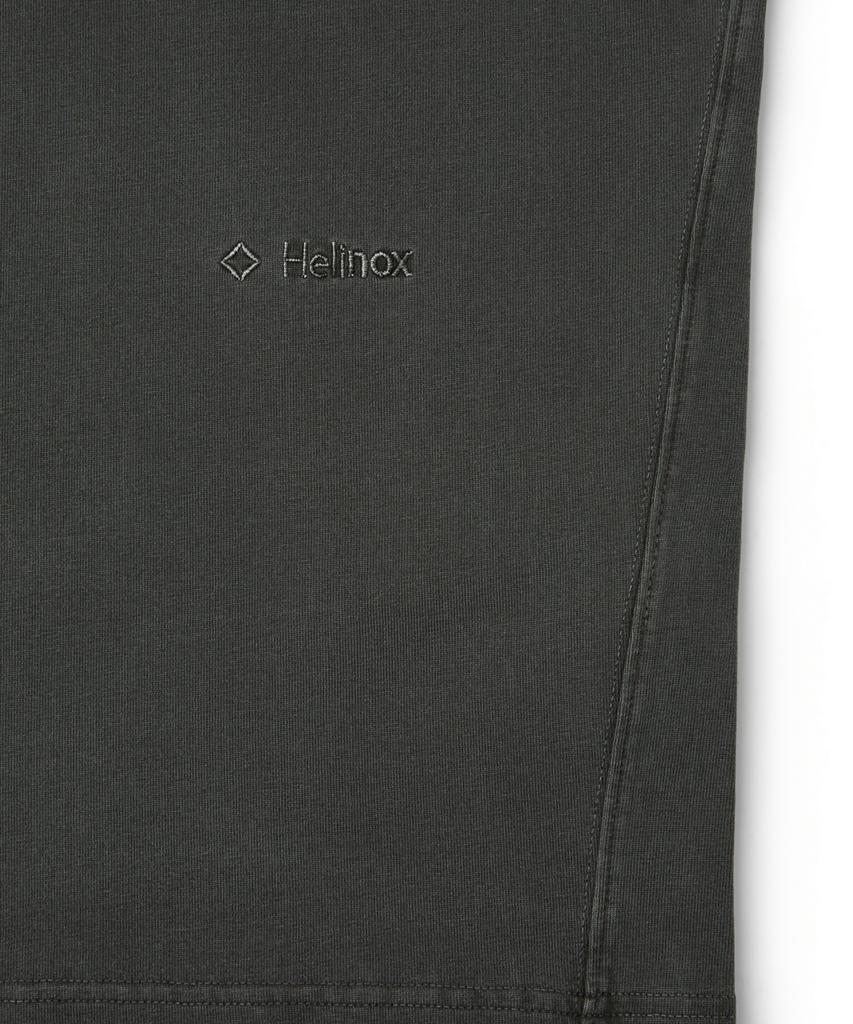 Hellinogseuweeo Dust-Dyed Short Sleeve T-Shirt_Charcoal Gray