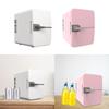 4L Mini Fridge Beverage Refrigerator Adjustable Temperature Valentines Day Gifts