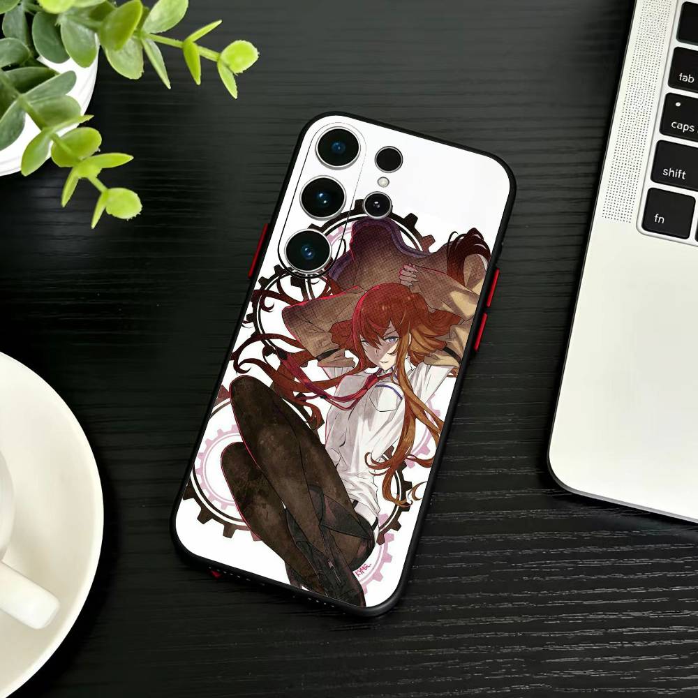 G-Rintaro V-Okabe STEINS GATE  Phone Case For Samsung S26,S25,S24,S23,S22,S21,S20,Plus,Fe,Lite,Others Black Cover