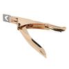 Nail Tip Cutter U Shape DIY Trimming Stainless Steel Portable Nail Tip Groomer for Beauty Salon Gold