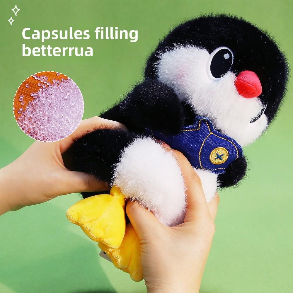 Little Q Penguin Plush Toy With Ultra Soft Polyester Filling For Baby And Kids Sleep Comfort