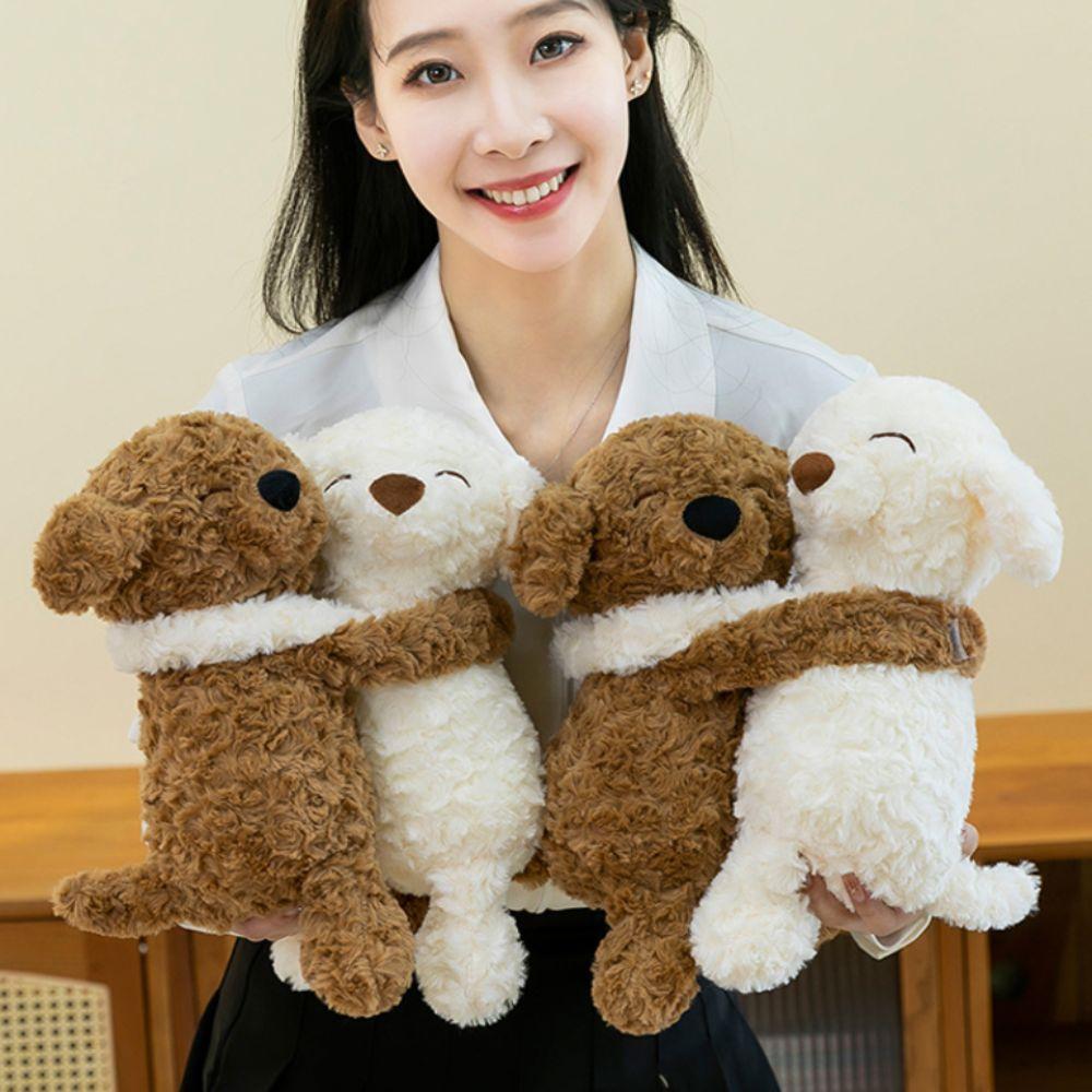 Smile Animal Puppy Dolls Stuffed Animal Hug Dog Plush Dolls  Birthday Gifts