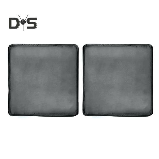 Poszewki na poduszki na patio Wodoodporne Odporne na blaknięcie Poszewki na poduszki Zamienne Pokrowce na poduszki na sofę modułową z zamkiem błyskawicznym Pokrowce na poduszki do mebli ogrodowych