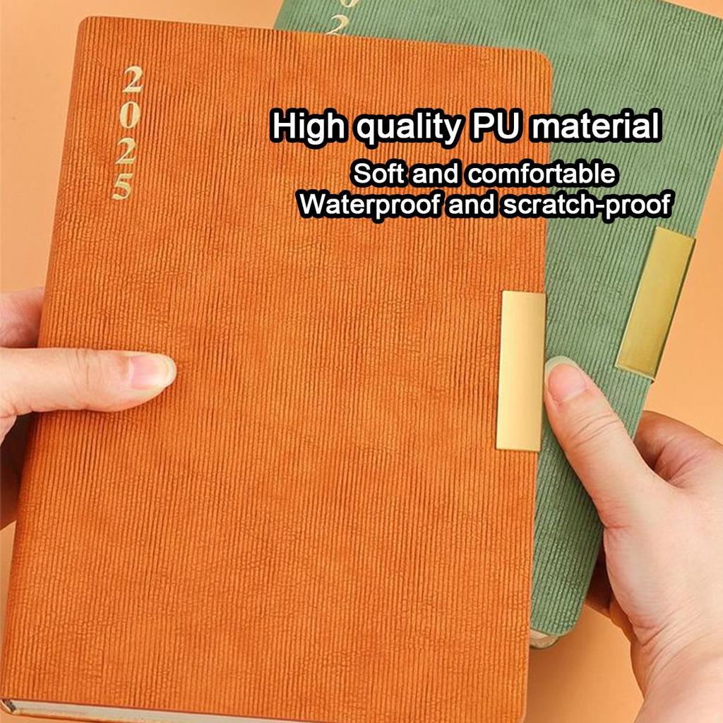 2025 Business Schedule, Student Daily Planner, Thickened Planner, Record Book, Notepad, Notebook, Memo, 200 Sheets, 400 Pages