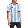 Adidas Argentina 23/23 Messi Winners Home Replica Jersey White/Light Blue Men Streetwear IB3597