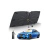Car Sunshade [2026 New Design & Fits Almost All Car Models - Perfect Fit] Front 360° Folding Center Pole 12-Layer Nano Insulation Material