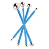 4PCS DIY Stainless Steel Polymer Clay Tools Sculpture Tool Toy Molding Balls Sticks Non Slip