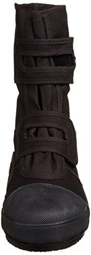 Co-cos Nobuoka Safety Work Shoes, High-Cut, Velcro Type, for High Altitude Work, Black Panther Pattern, Men's, Size 25cm